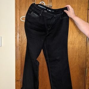 Women's size 18 bootcut black jeans